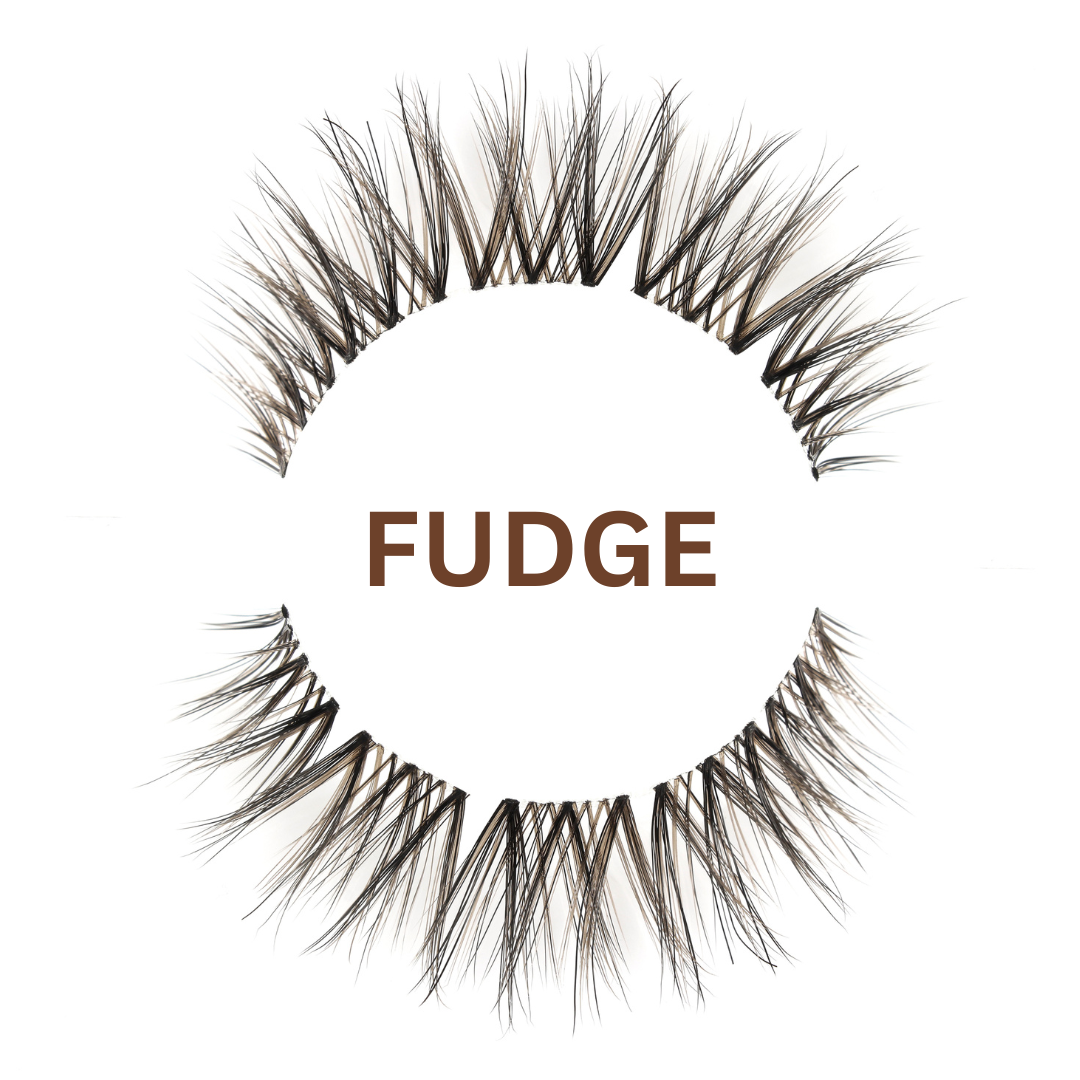 FUDGE - PRE MAPPED DIY LASHES [BROWN]