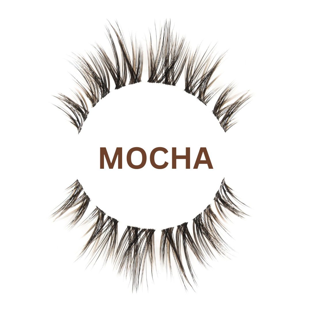 MOCHA - PRE MAPPED DIY LASHES [BROWN]