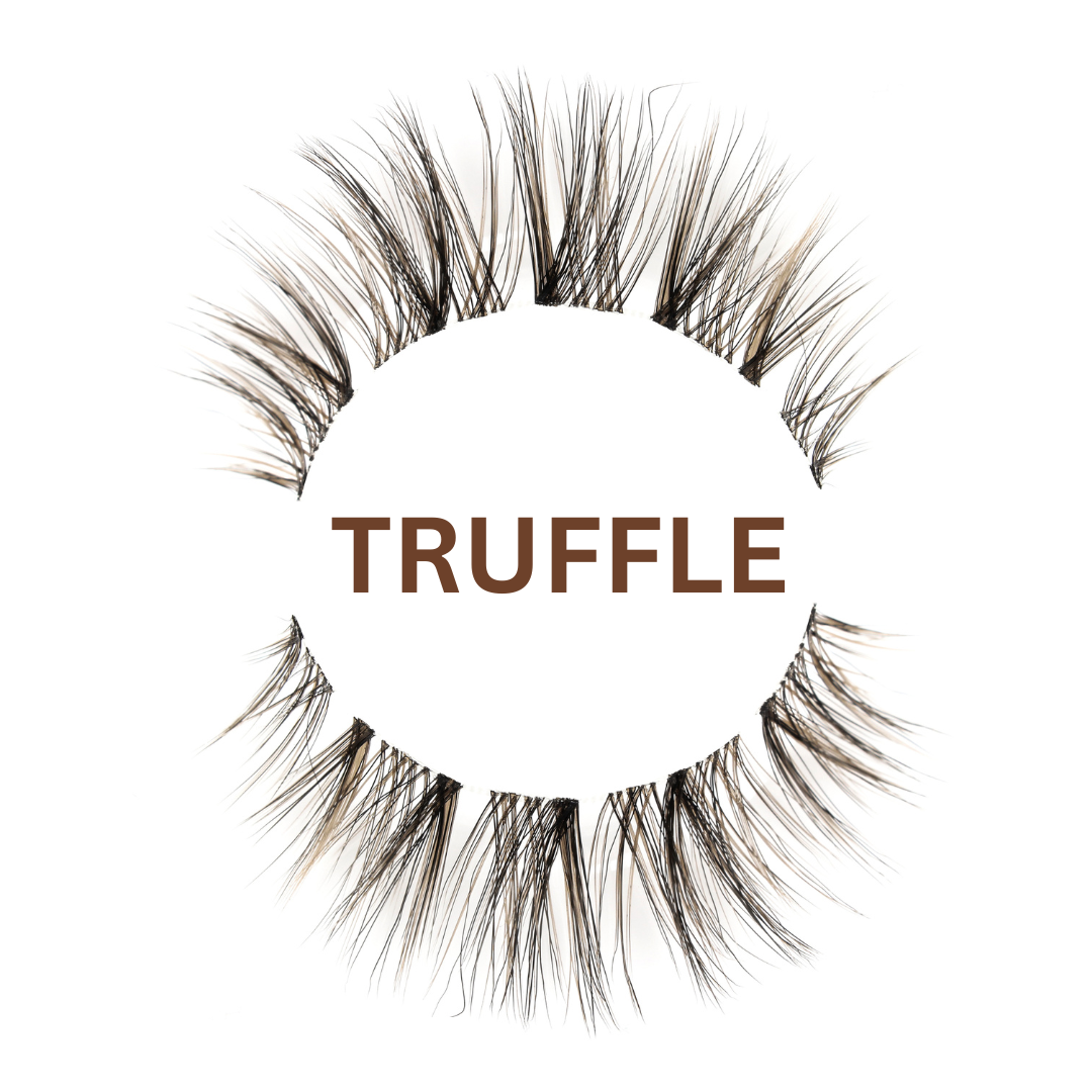 TRUFFLE - PRE MAPPED DIY LASHES [BROWN]