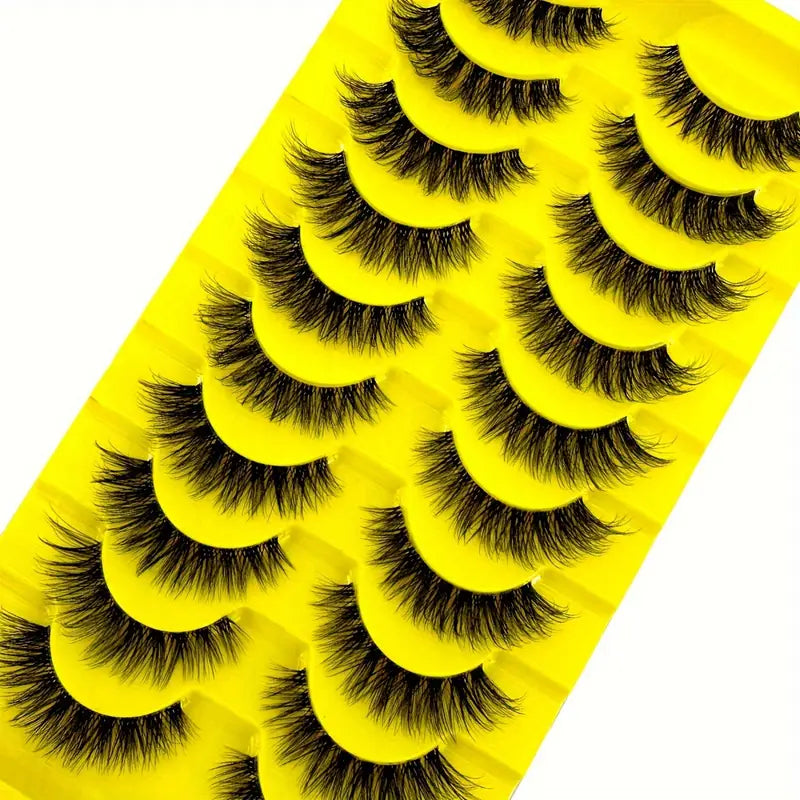 10 Pairs of Fluffy Strip Lashes