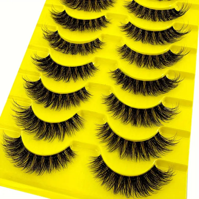 10 Pairs of Fluffy Strip Lashes